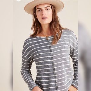 Anthropologie Textured Devin sweatshirt